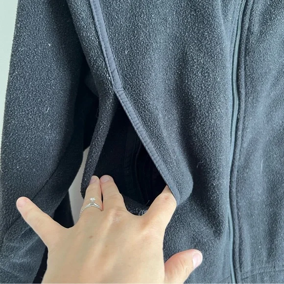 Black Fleece Patagonia Zip Up Jacket - Picture 4 of 6